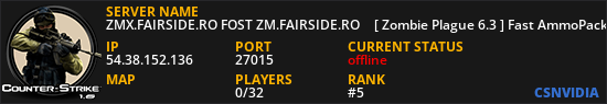 ZMX.FAIRSIDE.RO FOST ZM.FAIRSIDE.RO ★ [ Zombie Plague 6.3 ] Fast AmmoPacks